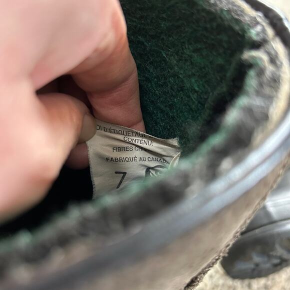 Sorel Mens Winter Boots Size 7 Duck Gray Lace Up Waterproof Insulated Cheyanne - Picture 7 of 9